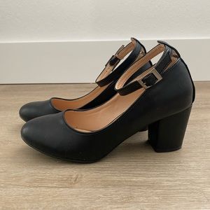 J. Adams block heel